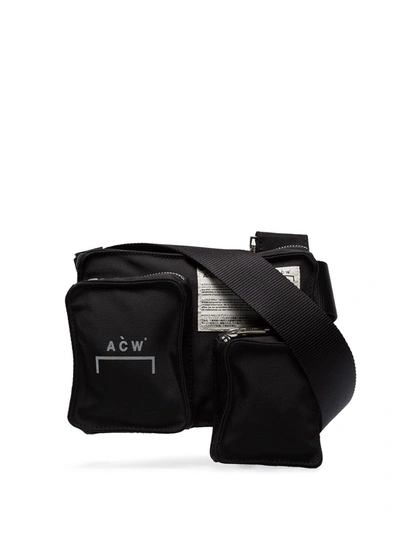 A-cold-wall* V2 Logo Holster Belt Bag In 101 - Black: