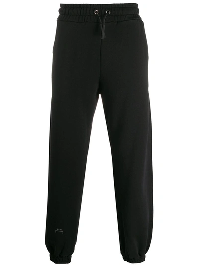 A-cold-wall* 黑色 Core 反光徽标针织运动裤 In Black