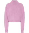 The Row Women's Tabeth Cashmere Mockneck Sweater In Pink