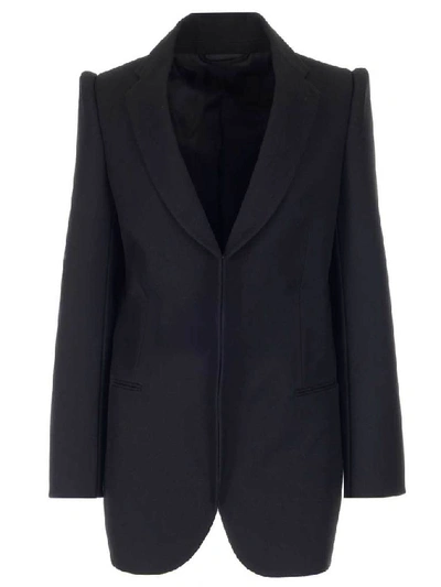 Balenciaga Suspender Shoulder Jacket In Black