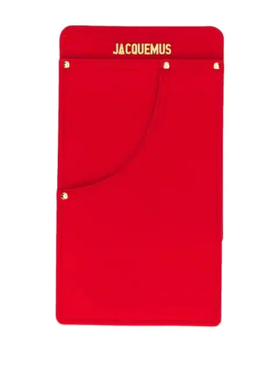 Jacquemus La Poche Pocket In Red