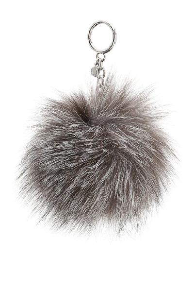 Michael Michael Kors Fur Ball Key Chain In Multi