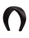 Prada Logo Patch Headband In Black