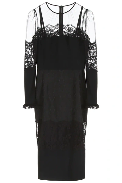 Dolce & Gabbana Dress With Lace In Black