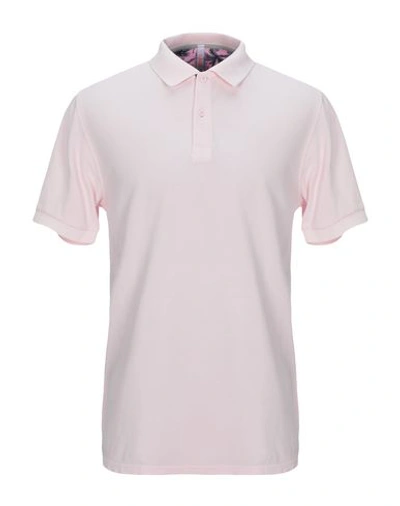 Sun 68 Polo Shirts In Pink