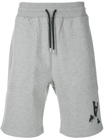 Alyx Globe Trotting Bermuda Shorts In Grey