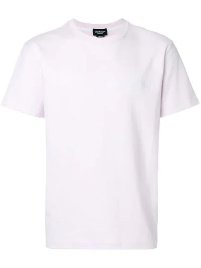 Calvin Klein 205w39nyc T-shirt With Logo And Stars On The Back In White,red,blue