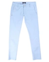 Grey Daniele Alessandrini Pants In Sky Blue