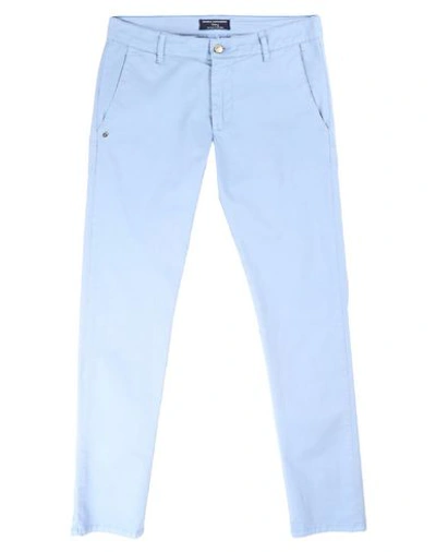 Grey Daniele Alessandrini Pants In Sky Blue