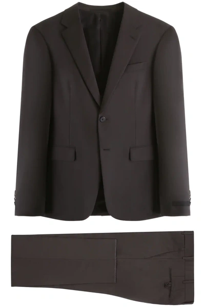 Prada Mohair Wool Suit In Grey