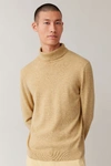 Cos Merino-yak Roll-neck Sweater In Yellow