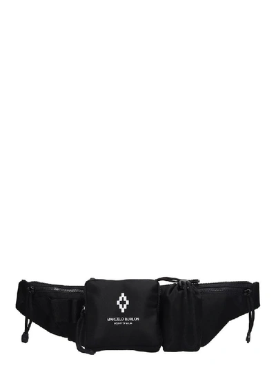 Marcelo Burlon County Of Milan Waist Bag In Black Polyamide