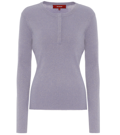 Sies Marjan Kate Wool-blend Sweater In Purple