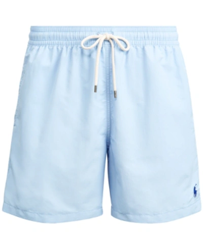 Polo Ralph Lauren Men's 5-½-inch Traveler Swim Trunk In Baby Blue