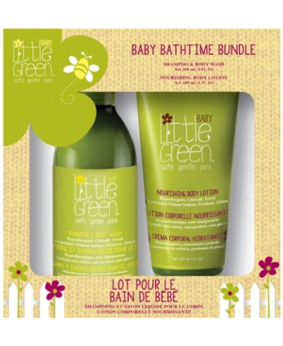 Little Green Baby Bath Time Bundle Set Of 2, 14 oz In Buttercrea