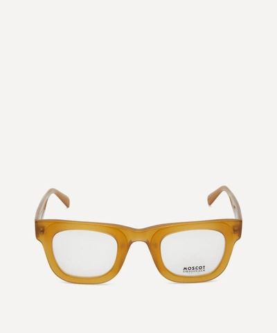 Moscot Fritz 44 Chunky Acetate Sunglasses In Butterscotch