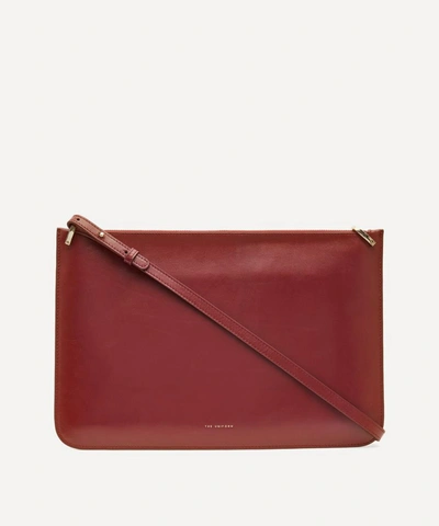 The Uniform Leather Ipad Case In Margaux