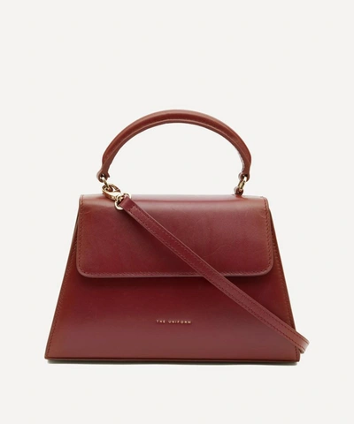 The Uniform Leather Handbag In Margaux