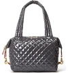 Mz Wallace Medium Sutton Bag In Medium Grey