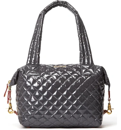 Mz Wallace Medium Sutton Bag In Magnet Lacquer