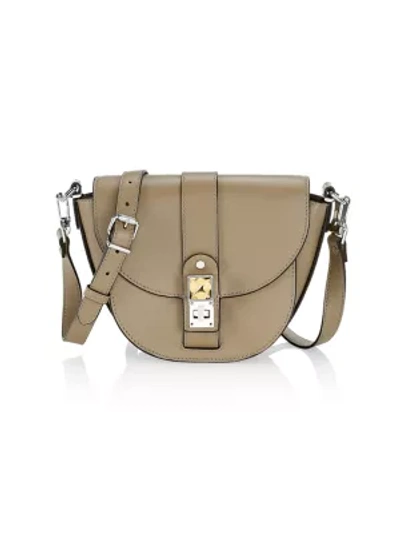 Proenza Schouler Women's Small Ps11 Leather Saddle Bag In Light Taupe