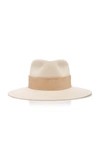 Janessa Leone Carter Wool Fedora Hat In Off White