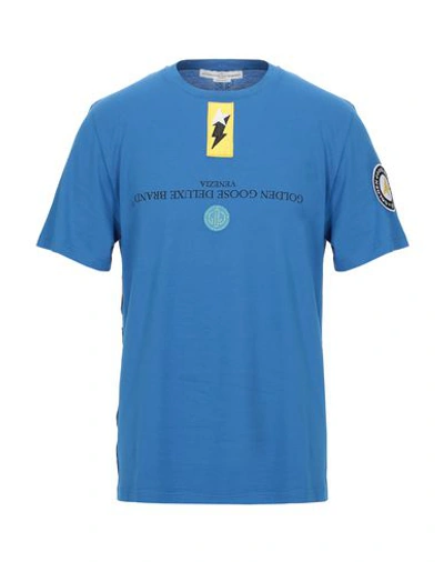 Golden Goose T-shirts In Blue