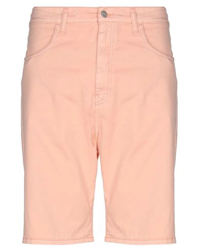 Carhartt Shorts & Bermuda Shorts In Salmon Pink