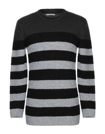 Grey Daniele Alessandrini Sweater In Black
