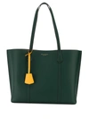 Tory Burch Perry Triple-compartment Tote Bag In Green