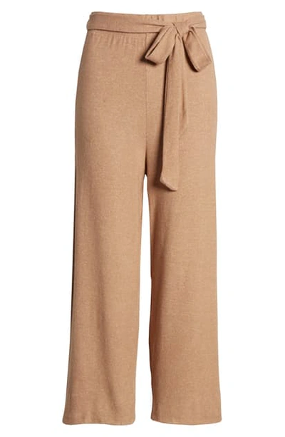 Bobeau Doris Knit Crop Pants In Roebuck