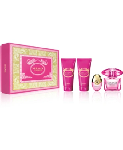 Versace Bright Crystal Absolu Eau De Parfum Set ($198 Value) In  Absolu Edp 3q Set