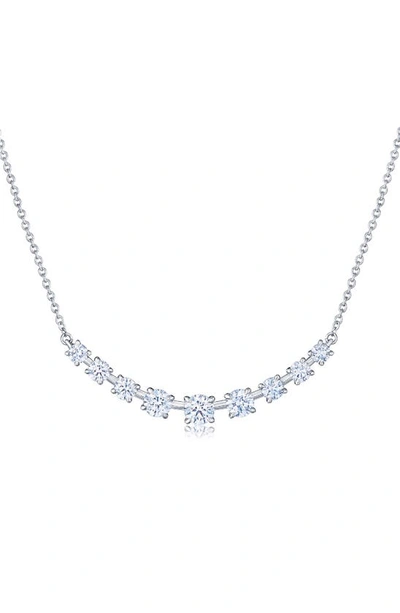 Kwiat Starry Night Diamond Bar Necklace In Diamond/ Gold