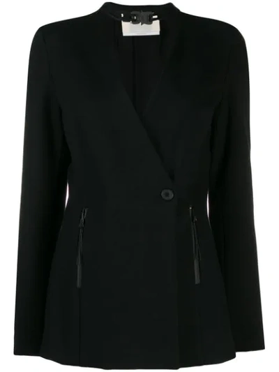 Alyx Nylon Buckle Jersey Blazer In Black