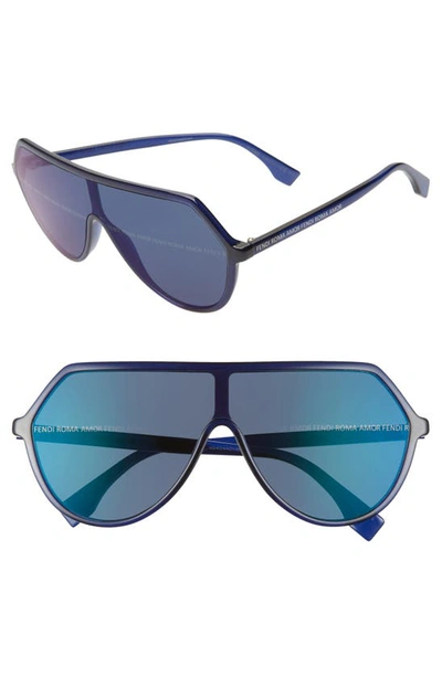 Fendi 135mm Shield Sunglasses In 0pjp-8n