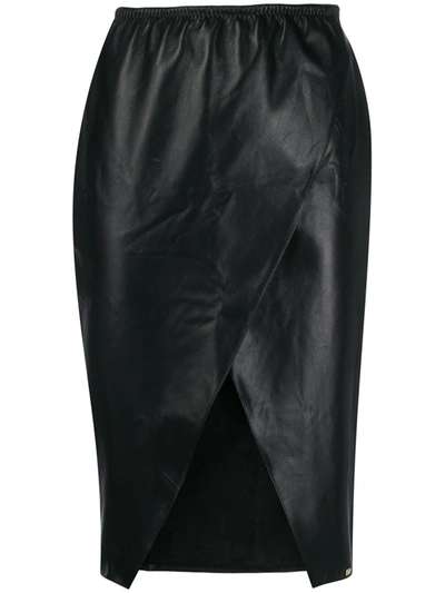 Something Wicked Lexi Leather Skirt In Black
