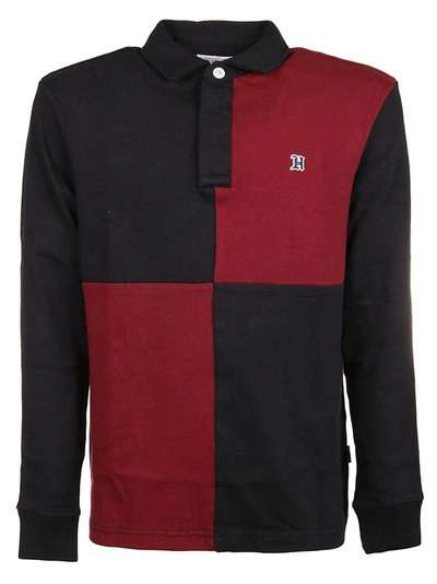 Tommy Hilfiger Men's Black Cotton Polo Shirt
