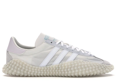 Pre-owned Adidas Originals  Country X Kamanda Never Made Pack Triple White In White/white/white