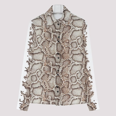 Givenchy Snakeskin Printed Shirt In Multicolor