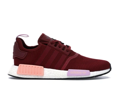 Pre-owned Adidas Originals Adidas Nmd R1 Collegiate Burgundy (women's) In Collegiate Burgundy/collegiate Burgundy/clear Orange