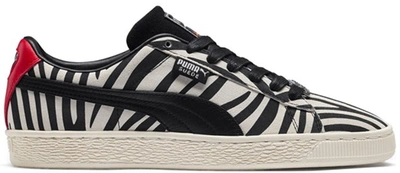 Pre-owned Puma Suede Kiss Paul Stanley In  White/ Black