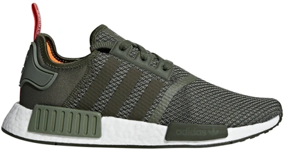 Pre-owned Adidas Originals Nmd R1 Olive Orange In Base Green/night  Cargo/solar Orange | ModeSens