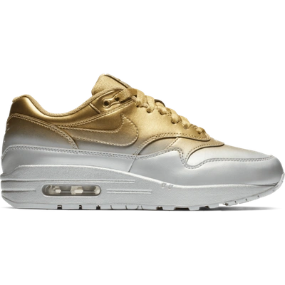 Pre-owned Nike Air Max 1 Lx Metallic Gold Metallic Platinum (women's) In Metallic Gold/metallic Platinum-flat Gold