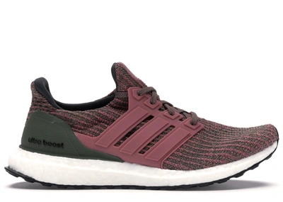 Pre-owned Adidas Originals Adidas Ultra Boost 4.0 Olive Pink (women's) In Trace Maroon/trace Maroon/base Green