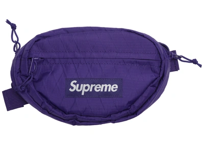 Pre-owned Supreme Waist Bag (fw18) Purple