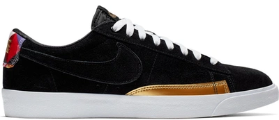 Pre-owned Nike Blazer Low Chinese New Year (2019) In Black/metallic Gold-white