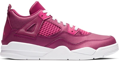 Pre-owned Jordan 4 Retro Valentine's Day (2019) (ps) In True Berry/rush Pink-white