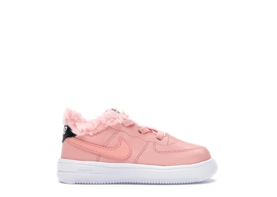 Pre-owned Nike Air Force 1 Low Valentine's Day Bleached Coral (2019) (td) In Bleached Coral/bleached Coral-black-white