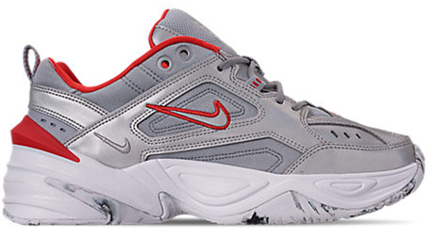 nike m2k tekno white silver