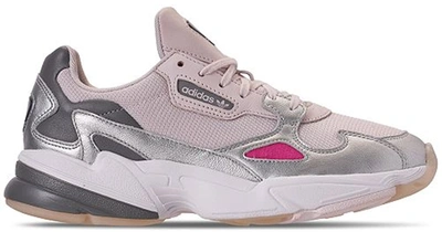 Pre-owned Adidas Originals Adidas Falcon Orchid Tint Silver Metallic (women's) In Orchid Tint/orchid Tint/silver Metallic